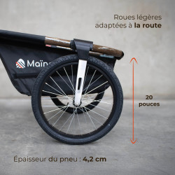 Remorque Maina 20  : remorque de vélo légère et compact
